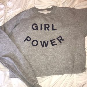 Cropped sweatshirt